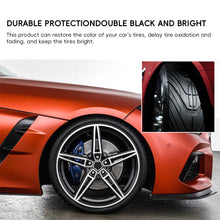 Load image into Gallery viewer, 100ML Durable Car Tire Cleaner Paste Auto Rubber Parts Shiny Paste And Tire Brightener Protector For Car Care Tool
