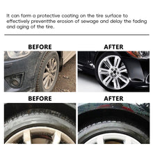 Load image into Gallery viewer, 100ML Durable Car Tire Cleaner Paste Auto Rubber Parts Shiny Paste And Tire Brightener Protector For Car Care Tool
