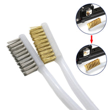 Load image into Gallery viewer, 3D Printer Cleaner Tool Wire Toothbrush Copper Brush Handle For Nozzle Heater Block Hotend Cleaning Hot Bed Parts
