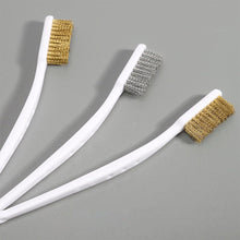 Load image into Gallery viewer, 3D Printer Cleaner Tool Wire Toothbrush Copper Brush Handle For Nozzle Heater Block Hotend Cleaning Hot Bed Parts
