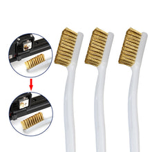 Load image into Gallery viewer, 3D Printer Cleaner Tool Wire Toothbrush Copper Brush Handle For Nozzle Heater Block Hotend Cleaning Hot Bed Parts
