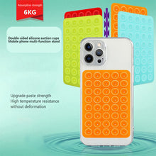 Load image into Gallery viewer, Double Side Silicone Suction Pad for Mobile Phone Fixture Suction Cup Backed Adhesive Silicone Rubber Sucker Pad for Fixed Pad
