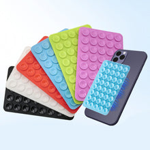 Load image into Gallery viewer, Double Side Silicone Suction Pad for Mobile Phone Fixture Suction Cup Backed Adhesive Silicone Rubber Sucker Pad for Fixed Pad
