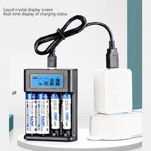 Load image into Gallery viewer, LCD Display AA / AAA Battery USB Charger 4 Slots For NI-MH /NI-CD AA AAA 1.2V Rechargeable Battery Indicator Battery Charger
