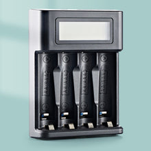 Load image into Gallery viewer, LCD Display AA / AAA Battery USB Charger 4 Slots For NI-MH /NI-CD AA AAA 1.2V Rechargeable Battery Indicator Battery Charger
