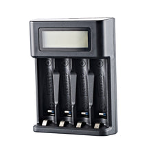 Load image into Gallery viewer, LCD Display AA / AAA Battery USB Charger 4 Slots For NI-MH /NI-CD AA AAA 1.2V Rechargeable Battery Indicator Battery Charger
