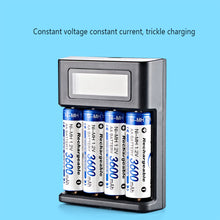 Load image into Gallery viewer, LCD Display AA / AAA Battery USB Charger 4 Slots For NI-MH /NI-CD AA AAA 1.2V Rechargeable Battery Indicator Battery Charger
