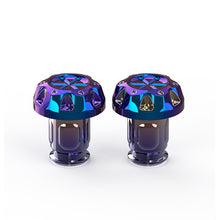 Load image into Gallery viewer, 2Pcs Motorcycle Handlebars Grips Bar Ends Plug Handle Bar Sliders Burning Titanium For YAMAHA EROX155 NVX155 XMAX300 17.5mm Internal Diameter
