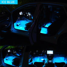 Load image into Gallery viewer, 2Pcs/Set 12V/5V USB LED Car Interior Atmosphere Backlight Ambient Mood Foot Light With Cigarette USB Lighter Decorative Lamp Auto Accessories
