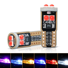 Load image into Gallery viewer, 1pc T10 Car License Light 6SMD 3030 Canbus W5W 194 168 LED Bulbs 12V Plate Interior Dome Lights Reading Lamp
