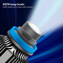Load image into Gallery viewer, 12V H7 H11 H8 H9 9006 HB4 Car Lens Headlight Led Fog Light Bulb LED Fog Lamp White Yellow Ice Blue Turbo Fog Light

