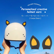 Load image into Gallery viewer, 2Pcs Lovely Rabbit‘s Ears Motorcycle Helmet Motocross Electric Car Helmet Accessories Driving Styling Helmet Decroation
