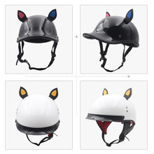 Load image into Gallery viewer, 2Pcs Lovely Rabbit‘s Ears Motorcycle Helmet Motocross Electric Car Helmet Accessories Driving Styling Helmet Decroation
