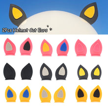Load image into Gallery viewer, 2Pcs Lovely Rabbit‘s Ears Motorcycle Helmet Motocross Electric Car Helmet Accessories Driving Styling Helmet Decroation
