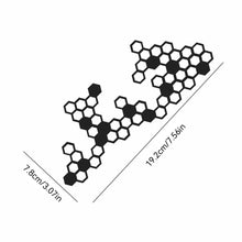 Load image into Gallery viewer, Motorcycle Front Face Fender Box Stickers Modification Honeycomb Style Reflective Decal Waterproof
