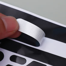 Load image into Gallery viewer, Motorcycle Helmets Invisible Black Reflective Stickers Simple And Effective Reflective Tape For Helmets Bikes Motorcycles
