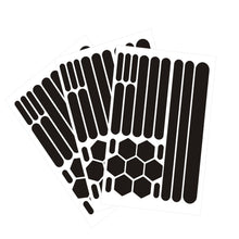 Load image into Gallery viewer, Motorcycle Helmets Invisible Black Reflective Stickers Simple And Effective Reflective Tape For Helmets Bikes Motorcycles
