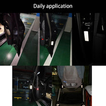 Load image into Gallery viewer, Motorcycle Helmets Invisible Black Reflective Stickers Simple And Effective Reflective Tape For Helmets Bikes Motorcycles
