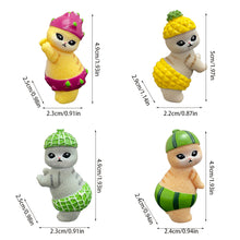Load image into Gallery viewer, Lovely Fruit Dance Cats Ornaments Car Center Console Dashboard Navigator Screen Decoration Auto Interior Accessories For Computer Display
