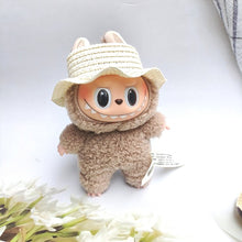 Load image into Gallery viewer, Doll Straw Hat for Dollhouse Miniature 17cm Labubu Color Match Hat Kawaii Cute Doll Accessories Kids Girls Toys

