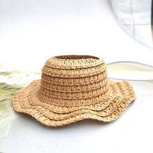 Load image into Gallery viewer, Doll Straw Hat for Dollhouse Miniature 17cm Labubu Color Match Hat Kawaii Cute Doll Accessories Kids Girls Toys

