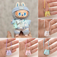 Load image into Gallery viewer, Mini Bear DIY Cartoon Dress Up Plush Toy for 17cm Labubu Plush Dolls Accessories DIY Doll Toys
