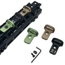 Load image into Gallery viewer, CQB Aluminum Shoulder Strap Buckle Outdoor Tactical Rope Buckle For MOK System
