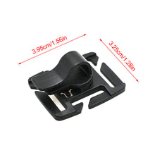 Load image into Gallery viewer, 1PC Outdoor Fan Loadable D-Buckle 360° Rotary Flashlight Water Pipe Clamp Hanging Ring Buckle For MOLLE Webbing
