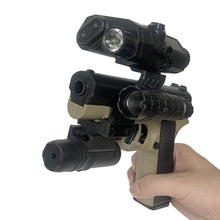Load image into Gallery viewer, GLOCK Soft Bullet Toy Gun Special Tactical Fishbone Rail Flashlight Infrared Mounting Accessories For 20MM Rail
