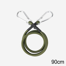 Load image into Gallery viewer, 1PC 30-120CM Multi-Purpose Outdoor Camping Elastic Rope With Hiking Buckle 8MM Thick Luggage Binding Elastic Rope Tent Clothesline
