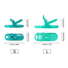 Load image into Gallery viewer, 5PCS Multi-Functional Plastic Duck Beak Clamp Strong Bite Crocodile Inverted Tooth Design Backpack Tent File Clamp
