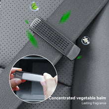Load image into Gallery viewer, 1PC Car Interior Seat Belt Adjustable Holder Auto Safety Seat Clip Buckle with Solid Fragrance Stick Stopper

