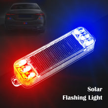 Load image into Gallery viewer, Mortorcycle Solar Power LED Warning Light Night Ride Tail Light Anti-rear Strobe Light for Motorcycle Electric Vehicle Bicycle
