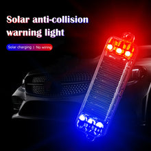 Load image into Gallery viewer, Mortorcycle Solar Power LED Warning Light Night Ride Tail Light Anti-rear Strobe Light for Motorcycle Electric Vehicle Bicycle
