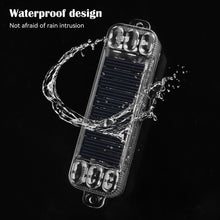 Load image into Gallery viewer, Mortorcycle Solar Power LED Warning Light Night Ride Tail Light Anti-rear Strobe Light for Motorcycle Electric Vehicle Bicycle
