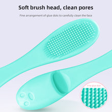 Load image into Gallery viewer, Portable Soft Silicone Finger-cot Facial Brush Nose Cleaning Facial Cleansing Massage Brush Durable Multi-functional Skin Care Tool
