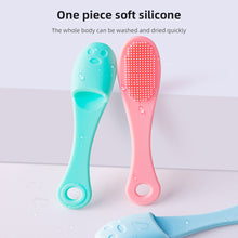 Load image into Gallery viewer, Portable Soft Silicone Finger-cot Facial Brush Nose Cleaning Facial Cleansing Massage Brush Durable Multi-functional Skin Care Tool
