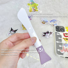 Load image into Gallery viewer, Double Head Silicone Facial Mask Brush Durable Soft Skin-friendly Smear Facial Mask Brush Washable Non-deformable Skin Care Tool
