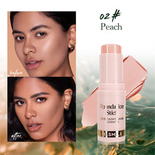 Load image into Gallery viewer, 6 Colors Lightweight Matte Oil Control Foundation Stick Waterproof Sweatproof Long-lasting Facial Concealer Makeup Cosmetics
