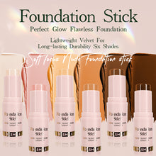 Load image into Gallery viewer, 6 Colors Lightweight Matte Oil Control Foundation Stick Waterproof Sweatproof Long-lasting Facial Concealer Makeup Cosmetics
