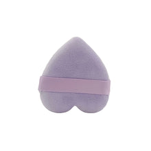 Load image into Gallery viewer, Flocking Heart-shaped Dry Powder Puff Delicate Soft Make-up Sponge Puff Cosmetics Tool Make Up Accessories

