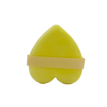 Load image into Gallery viewer, Flocking Heart-shaped Dry Powder Puff Delicate Soft Make-up Sponge Puff Cosmetics Tool Make Up Accessories
