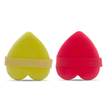 Load image into Gallery viewer, Flocking Heart-shaped Dry Powder Puff Delicate Soft Make-up Sponge Puff Cosmetics Tool Make Up Accessories

