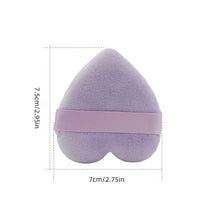 Load image into Gallery viewer, Flocking Heart-shaped Dry Powder Puff Delicate Soft Make-up Sponge Puff Cosmetics Tool Make Up Accessories
