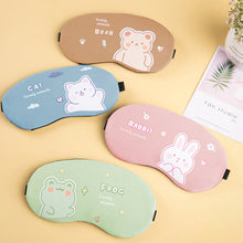 Load image into Gallery viewer, Cartoon Cute Comfortable Sleeping Eye Mask Cold And Hot Dual Application Blackout Eye Mask Relieving Eye Pressure Eye Mask

