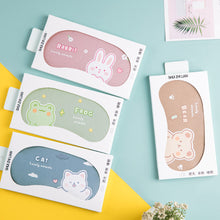 Load image into Gallery viewer, Cartoon Cute Comfortable Sleeping Eye Mask Cold And Hot Dual Application Blackout Eye Mask Relieving Eye Pressure Eye Mask
