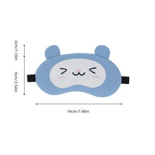 Load image into Gallery viewer, Cute Funny Sleeping Eye Mask Hot And Cold Double Compress Comfortable Breathable Eye Mask Detachable Ice Pack Blackout Eye Mask
