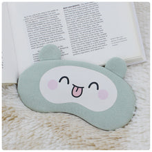 Load image into Gallery viewer, Cute Funny Sleeping Eye Mask Hot And Cold Double Compress Comfortable Breathable Eye Mask Detachable Ice Pack Blackout Eye Mask
