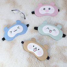 Load image into Gallery viewer, Cute Funny Sleeping Eye Mask Hot And Cold Double Compress Comfortable Breathable Eye Mask Detachable Ice Pack Blackout Eye Mask
