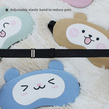 Load image into Gallery viewer, Cute Funny Sleeping Eye Mask Hot And Cold Double Compress Comfortable Breathable Eye Mask Detachable Ice Pack Blackout Eye Mask
